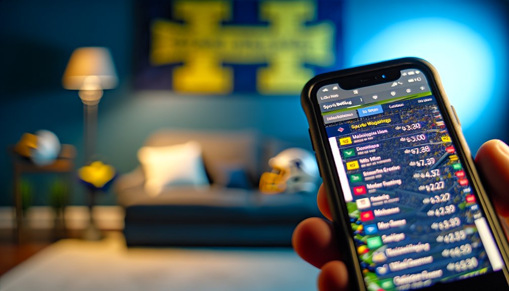 lisensoidut Michiganin urheiluvedonlyöntisovellukset